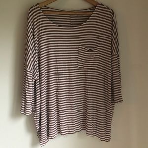 Target Tops - Striped Flowy Top Target Tops - Striped Flowy Top
